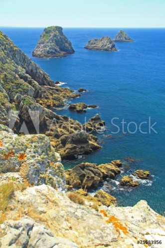 Picture of Tas de Pois Bretagne Frankreich